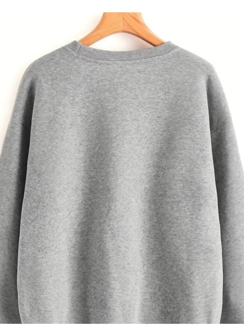 Pumpkin Head Dancing Skeleton Halloween Sweatshirt Gray Crewneck - Picture 5 of 15